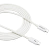 StarTech.com 2m Thunderbolt 3 Cable - 20Gbps - White - Thunderbolt / USB-C / DisplayPort Compatible - Thunderbolt 3 USB-C Cable