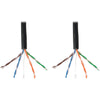 Tripp Lite 1000ft Cat5 / Cat5e Bulk Cable Solid CMR PVC 350MHz Black 1000'