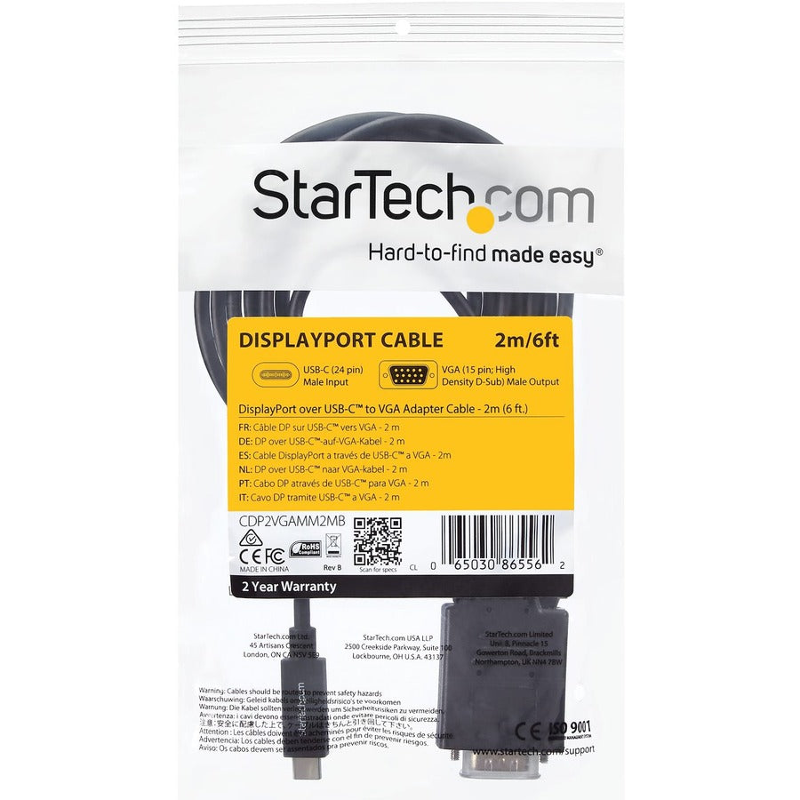 StarTech.com Adaptateur USB-C vers HDMI de 1m