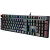 Adesso RGB Programmable Mechanical Gaming Keyboard with Detachable Magnetic Palmrest