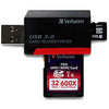 Verbatim Pocket Card Reader, USB 3.0 - Black