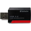 Verbatim Pocket Card Reader, USB 3.0 - Black