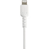 StarTech.com 12inch/30cm Durable White USB-A to Lightning Cable, Rugged Heavy Duty Charging/Sync Cable for Apple iPhone/iPad MFi Certified