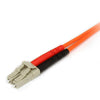 StarTech.com 2m Fiber Optic Cable - Multimode Duplex 62.5/125 - LSZH - LC/SC - OM1 - LC to SC Fiber Patch Cable