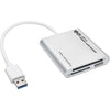 Tripp Lite USB 3.0 SuperSpeed Multi-Drive Memory Card Reader/Writer Aluminum 5Gbps