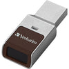 32GB Fingerprint Secure USB 3.0 Flash Drive with AES 256 Hardware Encryption - Silver