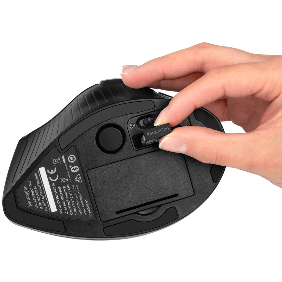 Kensington Pro Fit Ergo Vertical Wireless Trackball – Natix