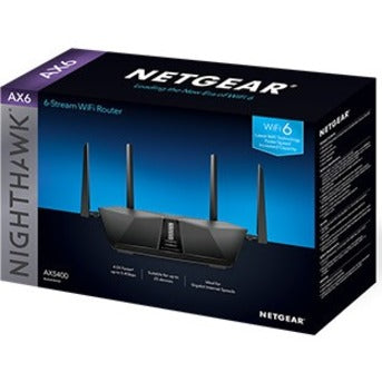 Netgear Nighthawk AX6 RAX50 Wi-Fi 6 IEEE 802.11ax Ethernet
