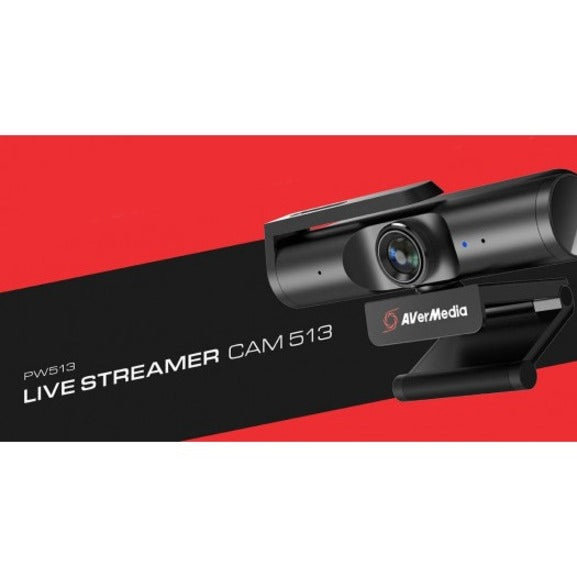 AVerMedia Live Streamer PW513 Webcam - 8 Megapixel - 60 fps - USB 3.0