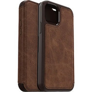 OtterBox Strada Carrying Case (Folio) Apple iPhone 12, iPhone 12 Pro Smartphone, Coin - Espresso Brown