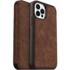 OtterBox Strada Carrying Case (Folio) Apple iPhone 12, iPhone 12 Pro Smartphone, Coin - Espresso Brown