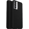 OtterBox Strada Carrying Case (Folio) Samsung Galaxy S21 5G Smartphone - Shadow Black