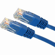 4XEM 15FT Cat5e Molded RJ45 UTP Network Patch Cable (Blue)