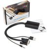 SYBA Multimedia VGA to HDMI Converter with Audio Support 1920 x 1080 Resolution