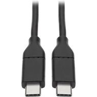 Tripp Lite USB 2.0 Cable USB Type C to USB C 3A Rating, USB-IF Cert M/M 3ft