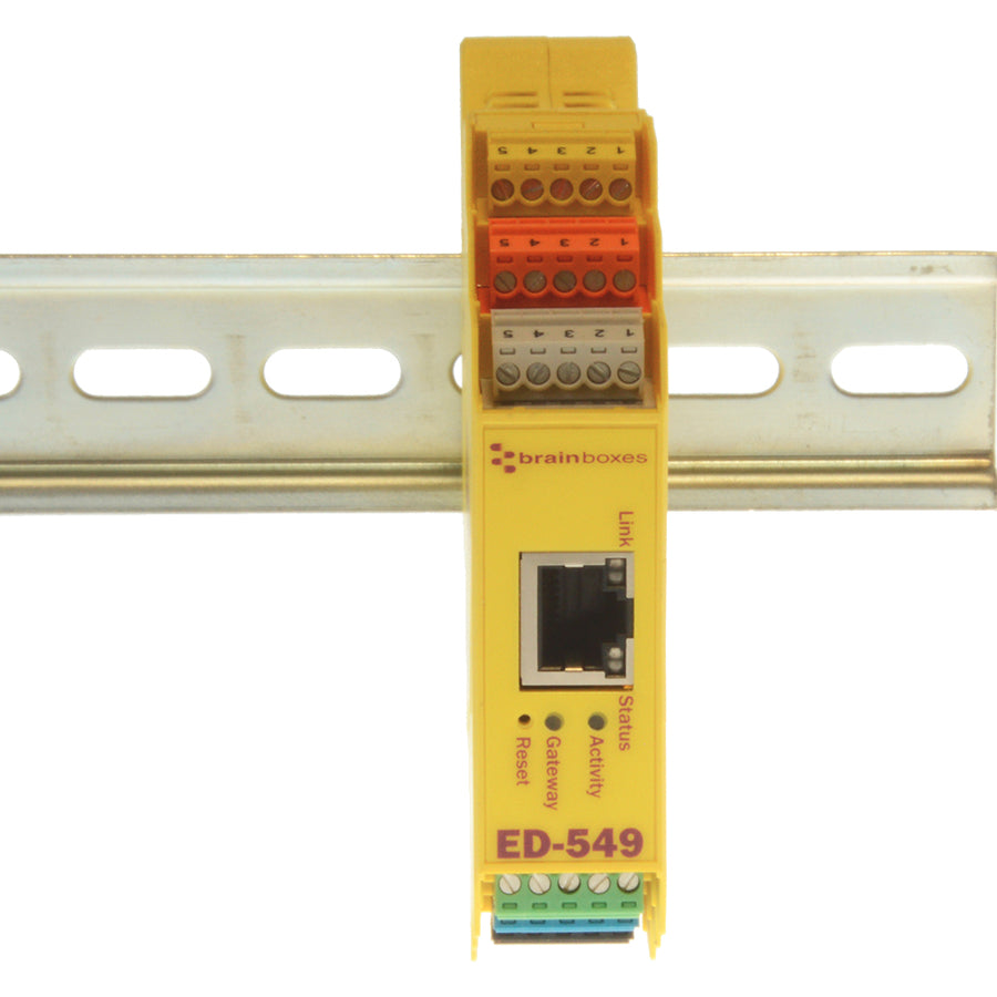 Brainboxes - Ethernet to 8 Analogue Inputs + RS485 Gateway