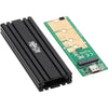 Tripp Lite USB C to M.2 NVMe SSD M-Key Enclosure Adapter USB 3.1 Gen 2 UASP Black