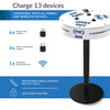 ChargeTech Power Table 12-Cable Charging Station