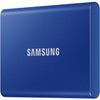 Samsung T7 MU-PC2T0H/AM 2 TB Portable Solid State Drive - External - PCI Express NVMe - Indigo Blue