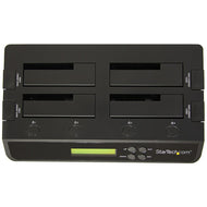 StarTech.com 4 Bay USB 3.0 eSATA to SATA Standalone 1:3 HDD Hard Drive Duplicator Dock