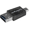 Star Tech.com Micro SD to Micro USB / USB OTG Adapter Card Reader For Android Devices