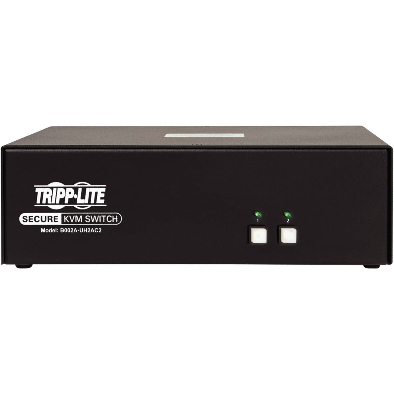 Tripp Lite Secure KVM Switch 2-Port Dual-Monitor HDMI 4K NIAP CAC PP3.0 TAA