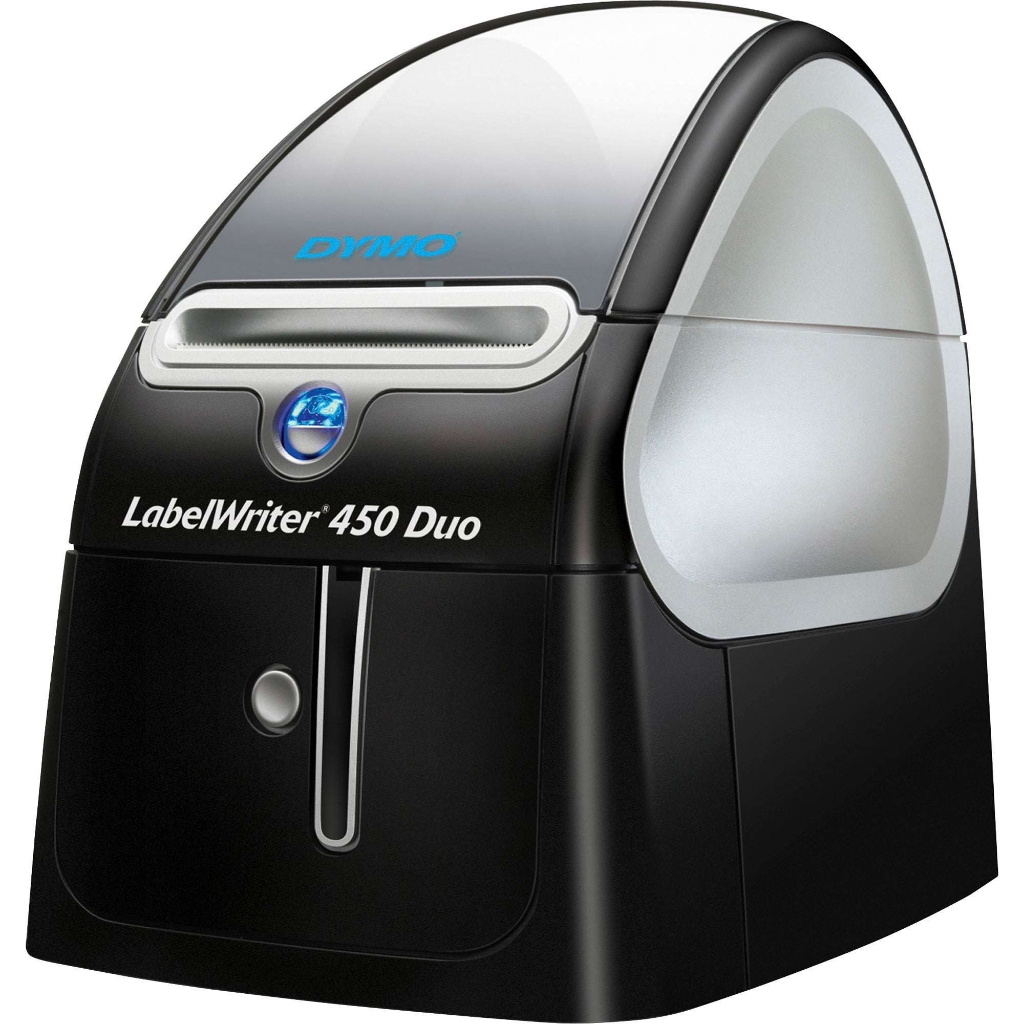 Dymo LabelWriter 450 Duo Direct Thermal Printer - Monochrome - Label Print  - USB - Platinum