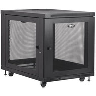 Tripp Lite 12U Rack Enclosure Server Cabinet Doors & Sides 300lb Capacity