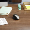 Verbatim Silent Ergonomic Wireless Blue LED Mouse - Graphite