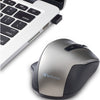 Verbatim Silent Ergonomic Wireless Blue LED Mouse - Graphite