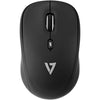 V7 4-Button Wireless Optical Mouse with Adjustable DPI - Black