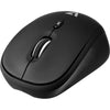 V7 4-Button Wireless Optical Mouse with Adjustable DPI - Black