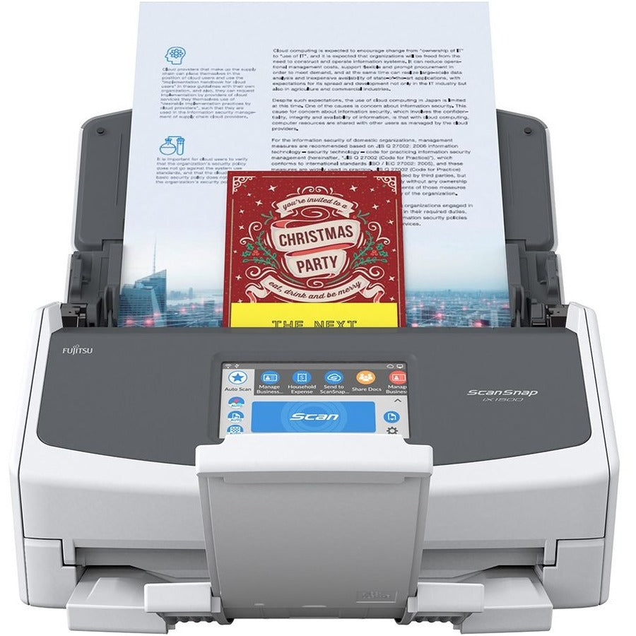 Fujitsu ScanSnap IX1500 Deluxe Scanner with Adobe Acrobat Pro DC