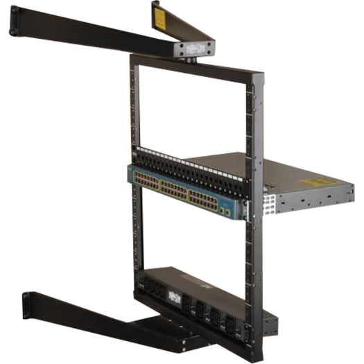 Tripp Lite 12U Wall Mount Pivoting 2-Post Open Frame Rack Cabinet