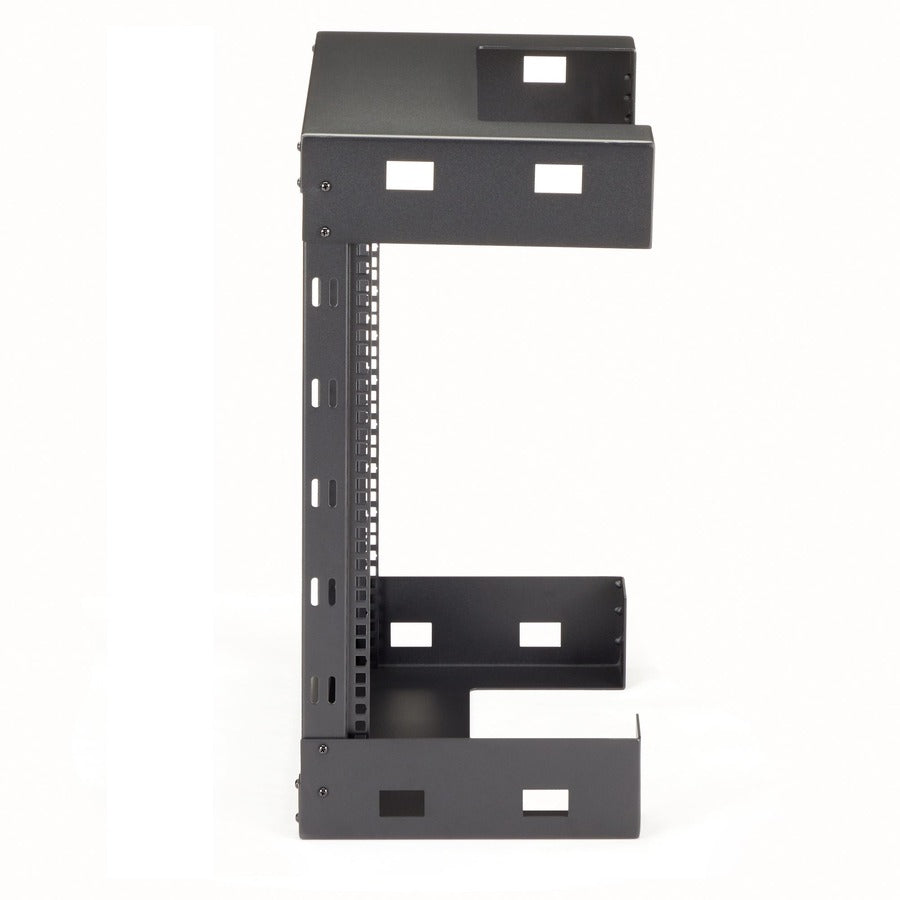 2-Post Open Frame Server Rack, 12U, Switch-Depth, Wall-Mount