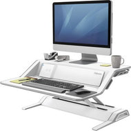 Fellowes Lotus™ DX Sit-Stand Workstation - White