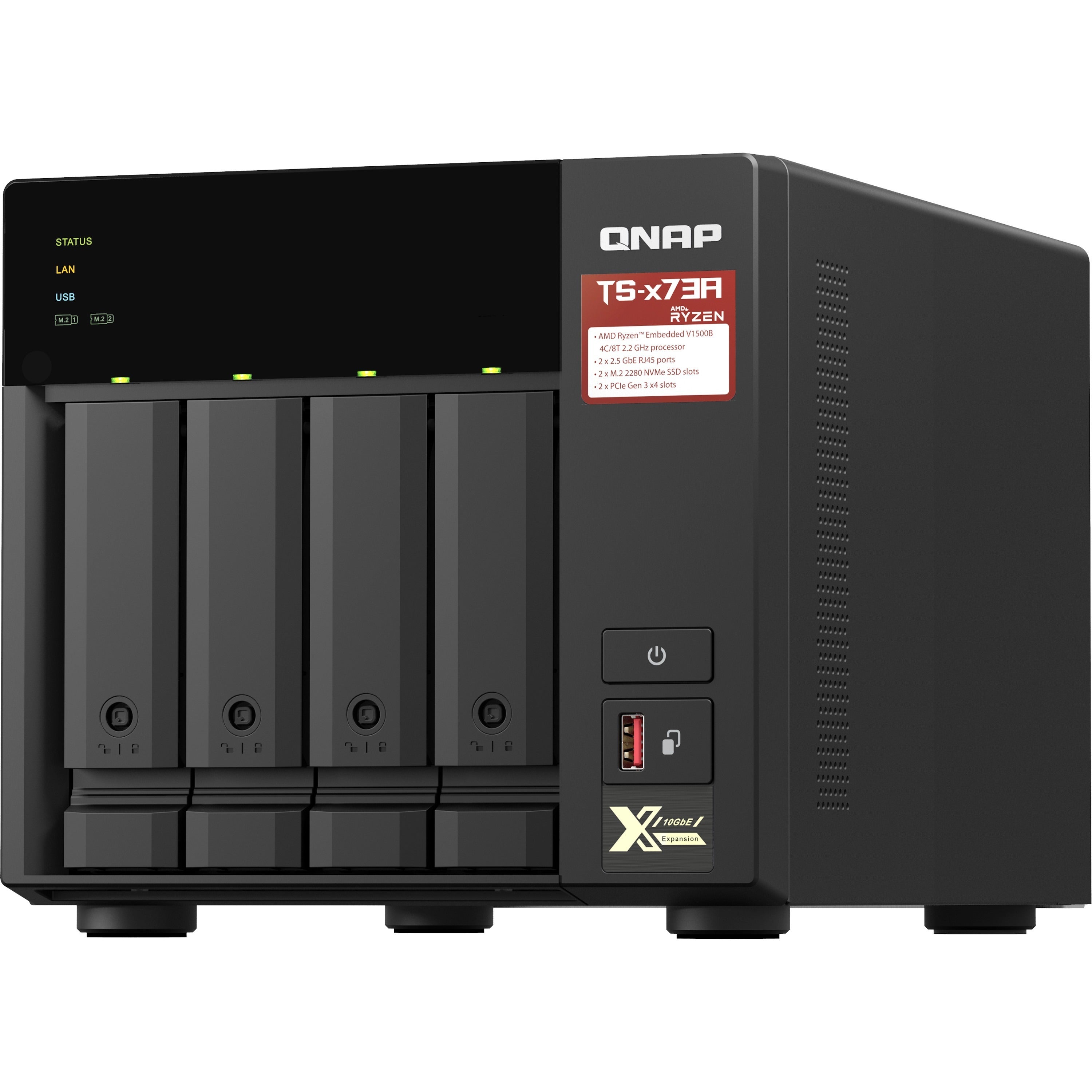 QNAP TS-473A-8G SAN/NAS Storage System – Natix