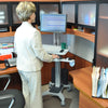 Ergotron WorkFit-C, Single LD Sit-Stand Workstation