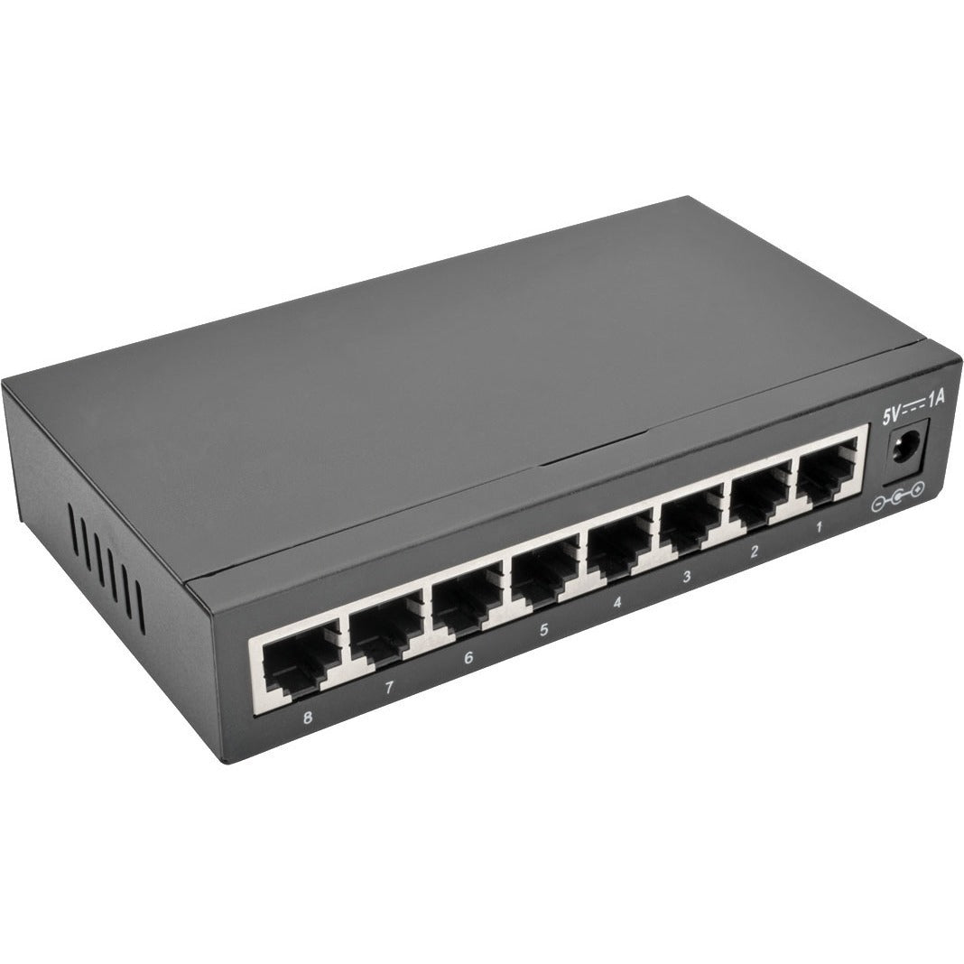 Tripp Lite 8-Port Gigabit Ethernet Switch Desktop Metal Unmanaged