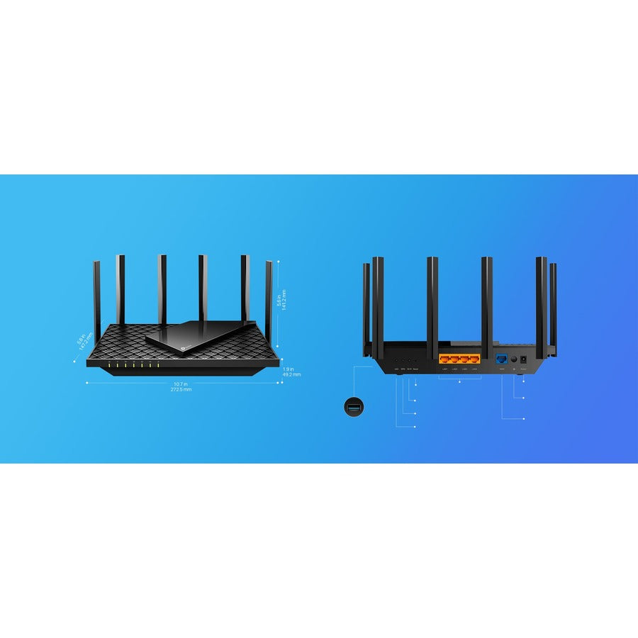 TP-Link Archer AX73 Wi-Fi 6 IEEE 802.11ax Ethernet Wireless Router