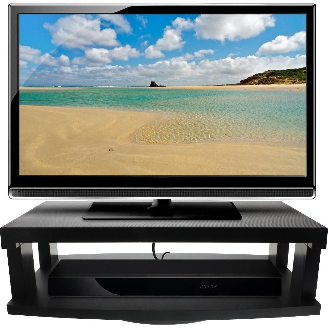 Aleratec Heavy Duty Flat LCD/LED TV Swivel Stand 2-Tier Entertainment ...