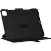 Urban Armor Gear Metropolis Rugged Carrying Case (Folio) for 10.9" Apple iPad Air (4th Generation) Tablet - Magma - TAA Compliant