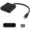 Microsoft Q7X-00018 Compatible Mini-DisplayPort 1.1 Male to HDMI 1.3 Female Black Adapter For Resolution Up to 2560x1600 (WQXGA)